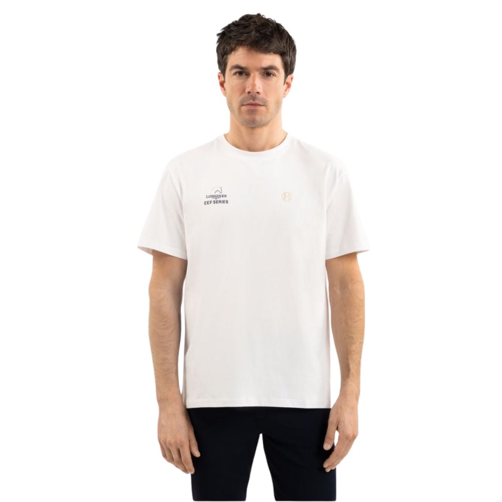 HENRY equestrian - Harcour - Ανδρικό κοντομάνικο μπλουζάκι Munchen EEF - white