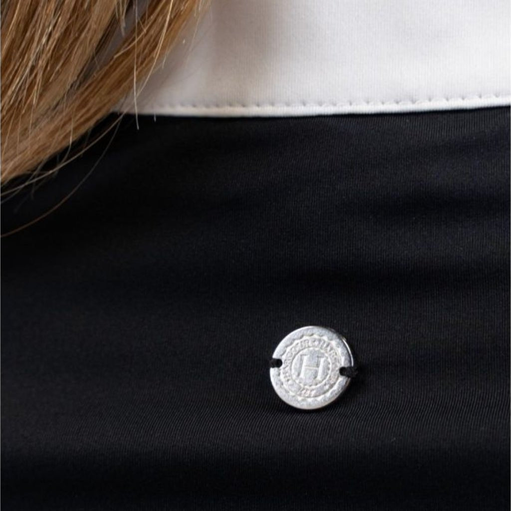 HENRY equestrian - Harcour - Γυναικείο μακρυμάνικο μπλουζάκι αγώνων Stella - Black