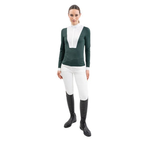 HENRY equestrian - Harcour - Γυναικείο μακρυμάνικο μπλουζάκι αγώνων Stella - Green Jungle