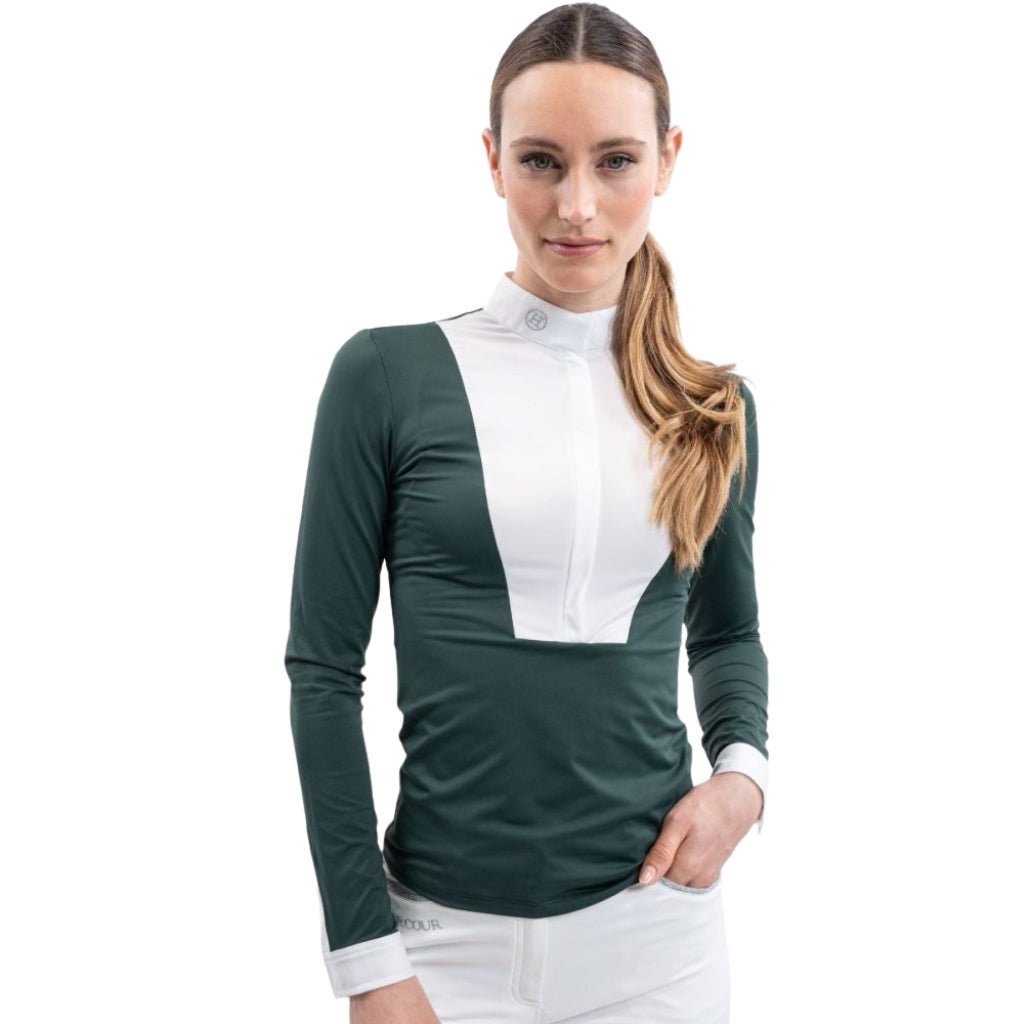 HENRY equestrian - Harcour - Γυναικείο μακρυμάνικο μπλουζάκι αγώνων Stella - Green Jungle