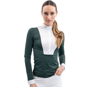 HENRY equestrian - Harcour - Γυναικείο μακρυμάνικο μπλουζάκι αγώνων Stella - Green Jungle