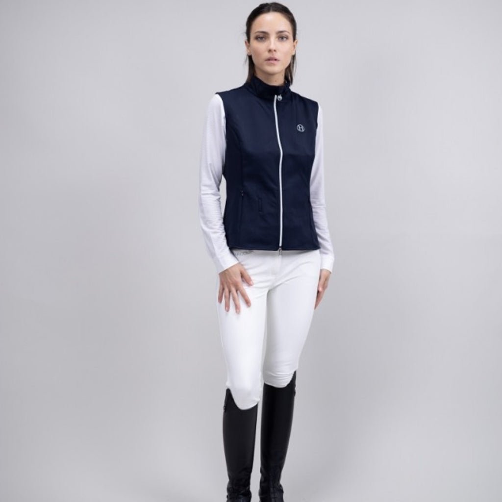 HENRY equestrian - Harcour - Pack Γυναικείο jacket Senjo + θώρακα Airbag - Navy