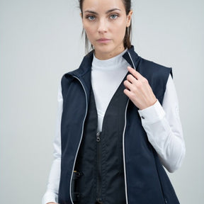 HENRY equestrian - Harcour - Pack Γυναικείο jacket Senjo + θώρακα Airbag - Navy