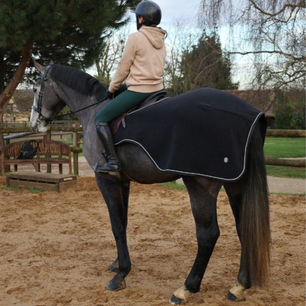 HENRY equestrian - HARCOUR & PRO CONFORT - Luna - Κουβέρτα προπόνησης 3 σε 1 - black
