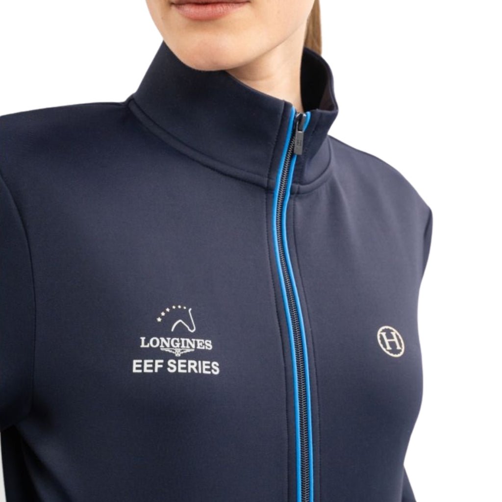 HENRY equestrian - HARCOUR - Zipped Sweatshirt Budapest Unisex EEF - navy