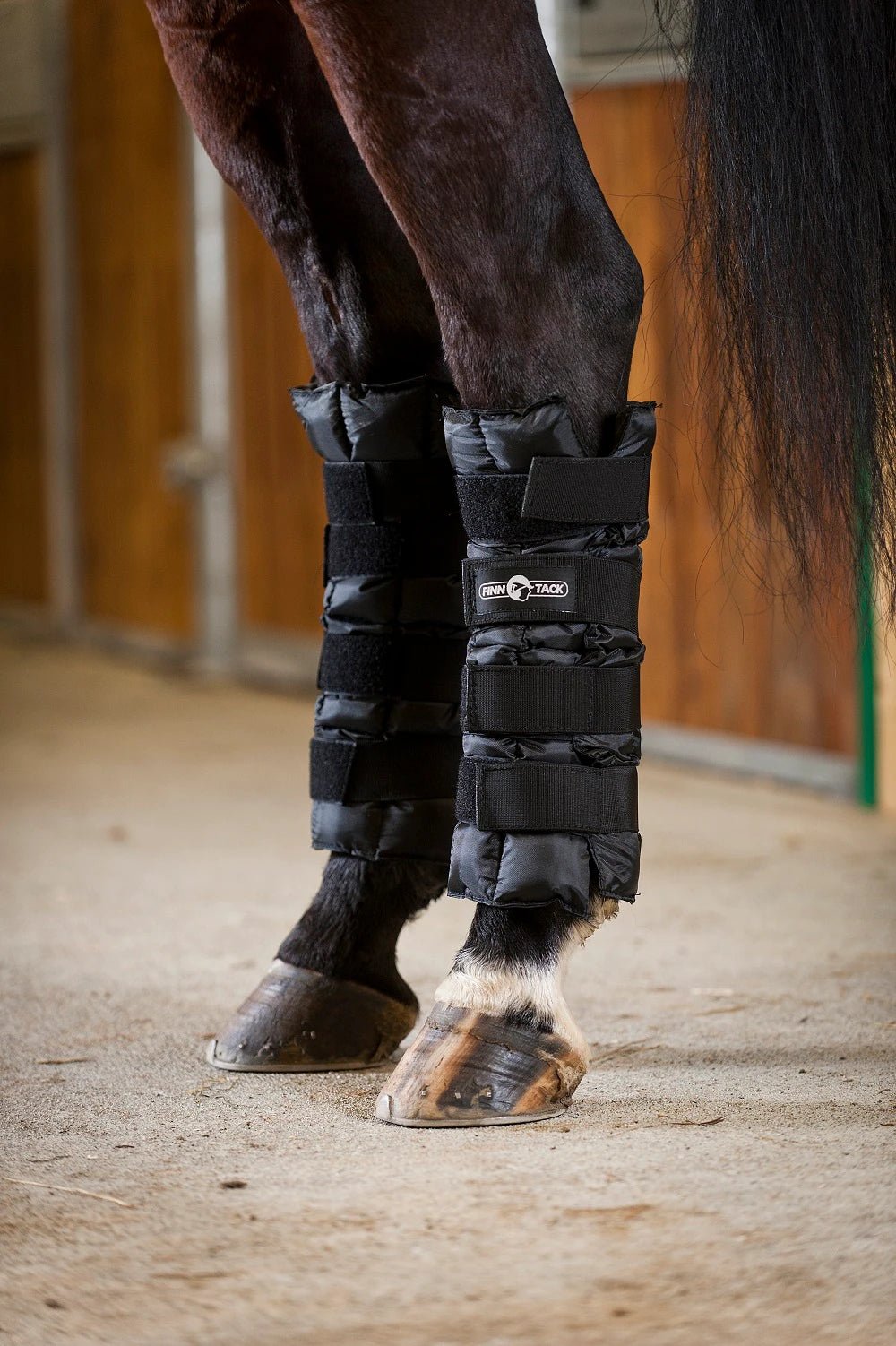 HENRY equestrian - Finntack - Παγοκύστες γκέτες Pro cooling wrap μαύρο