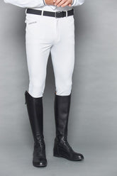HENRY equestrian - Harcour - Ανδρικό παντελόνι ιππασίας fix system grip Costas λευκό