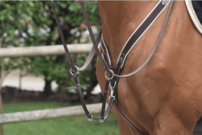 HENRY equestrian - Jump'In - Ελαστικό προστερνίδιο + μαρτινγκάλα One μαύρο