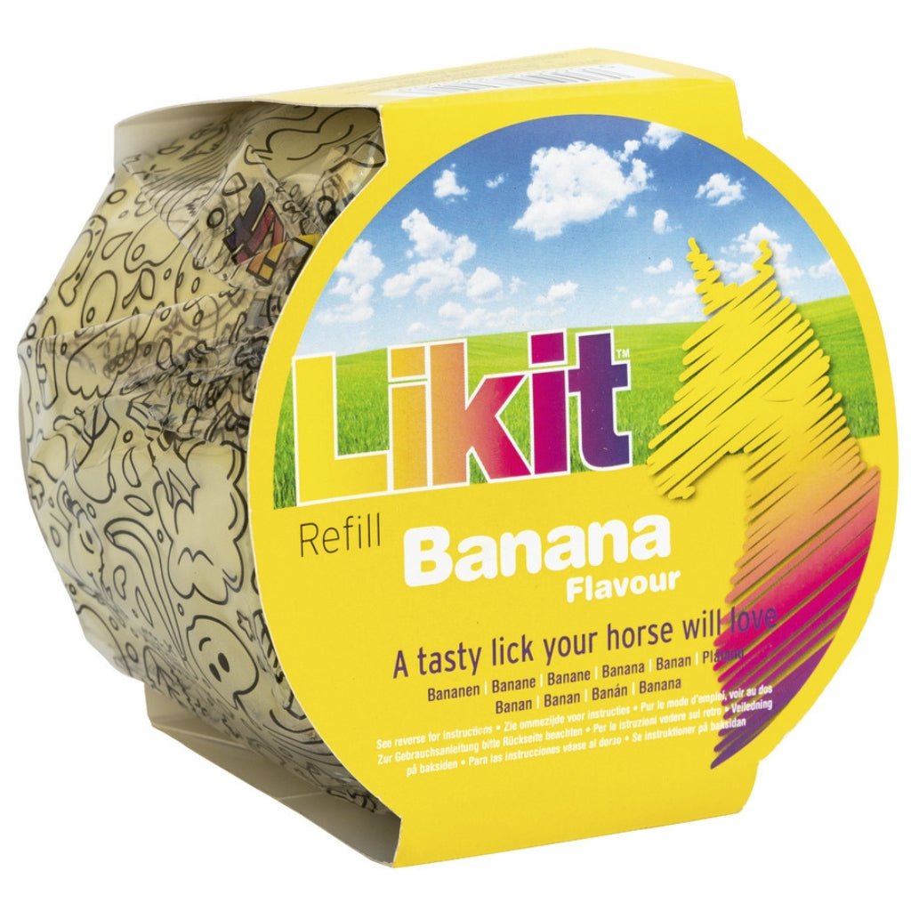 HENRY equestrian - Likit - Γλειφιτζούρι για παιχνίδι Likit - μπανάνα 650 gr