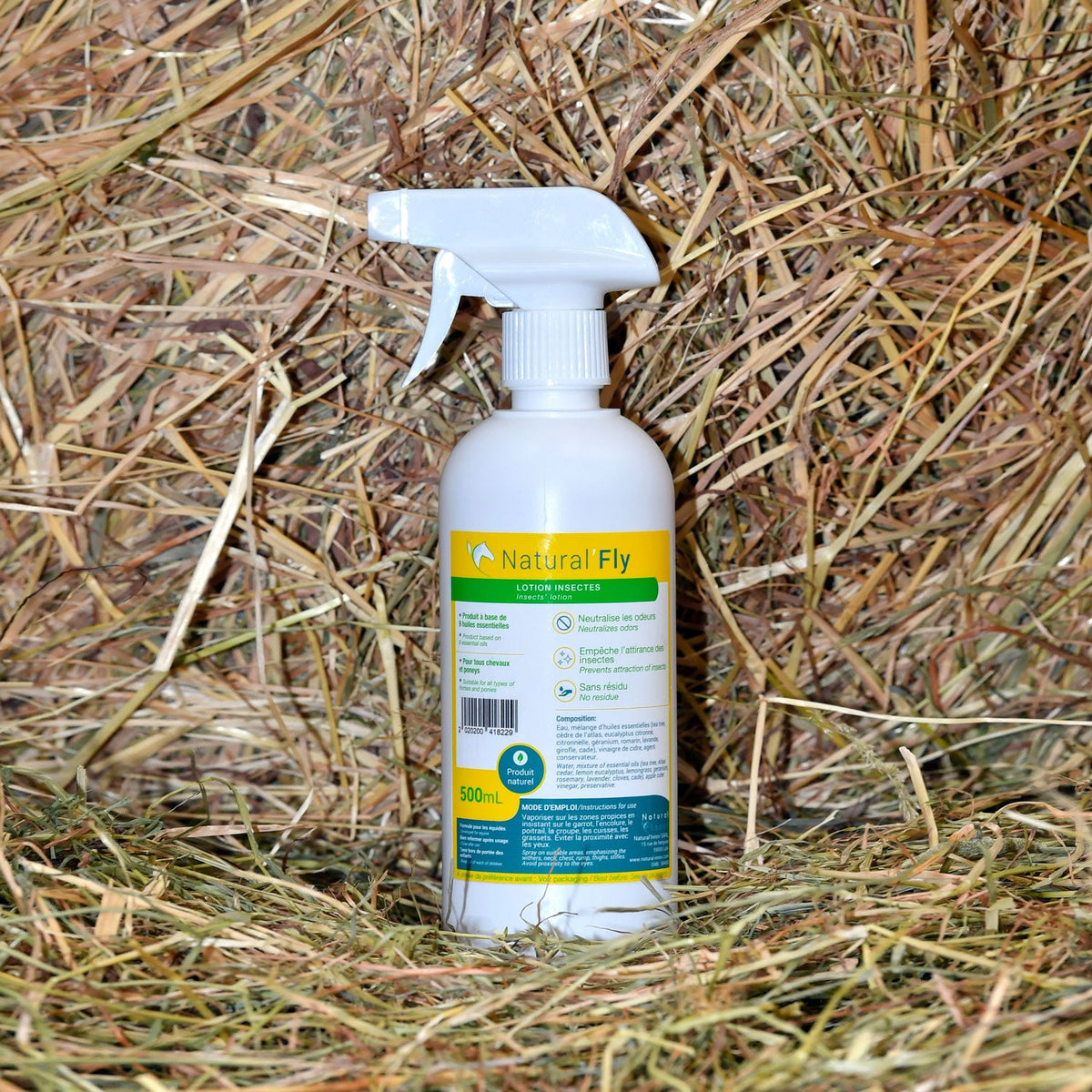 HENRY equestrian - Natural’ Innov - Εντομοαπωθητικό spray Natural’ Fly 500 ml