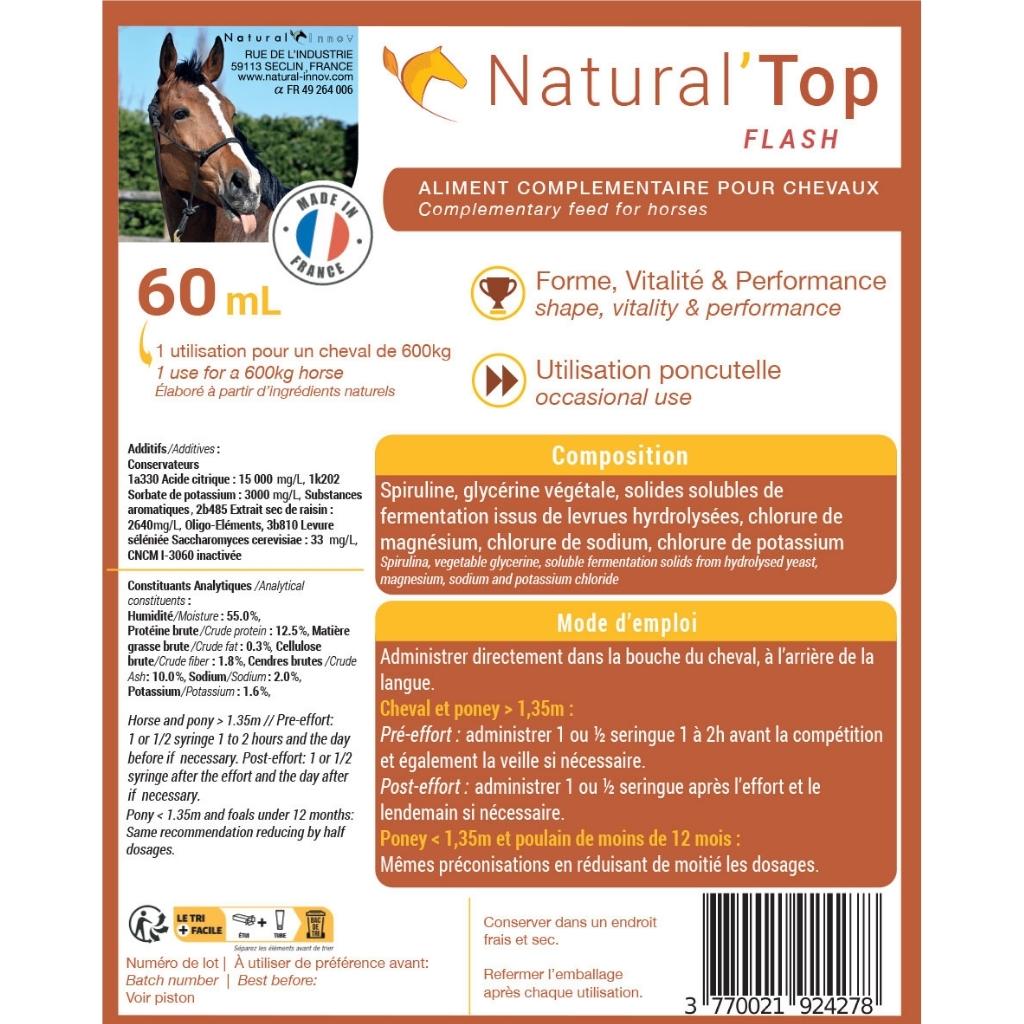 HENRY equestrian - Natural’ Innov - Natural’ Top Flash 60 ml