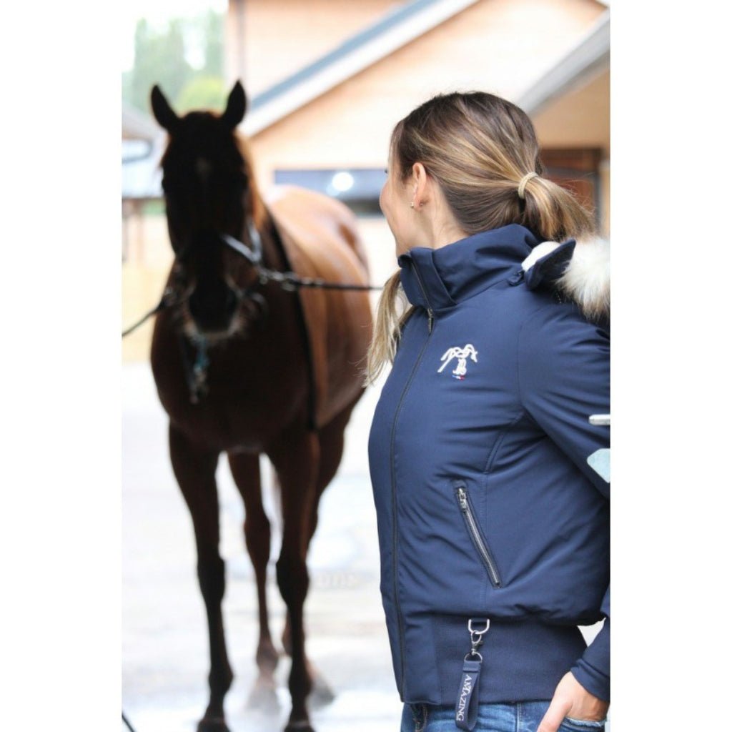 HENRY equestrian - Penelope Store - Γυναικείο μπουφάν πουπουλένιο Step - navy
